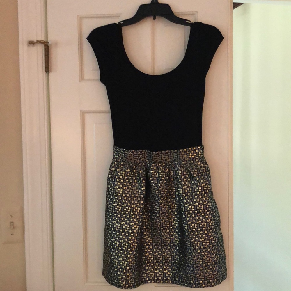 Bloomingdales Aqua Party dress